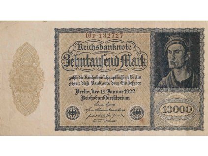 Bankovka 10 000 Mark, 10p, 1922 9979