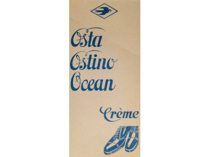 Reklamní účtenka firemní, Osta, Ostino, Ocena Créme