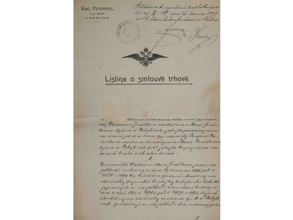 Smlouva trhová, Karlín, 1897 0041