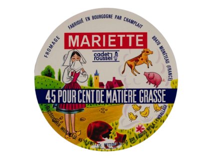 Sýrová etiketa Mariette