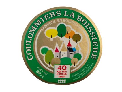Sýrová etiketa Coulommiers la Boissiere