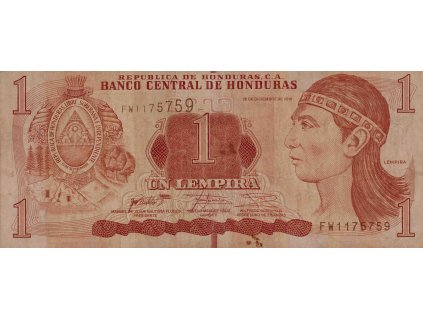 Bankovka 1 Lempira, Honduras, (FW) 2016
