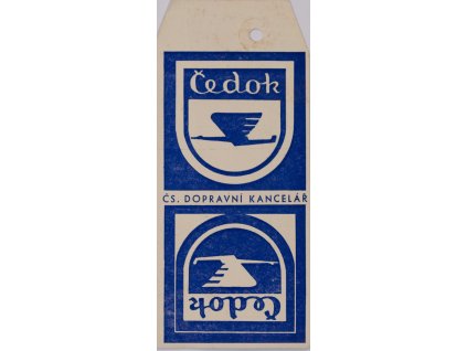 Visačka na kufr, Čedok 0377