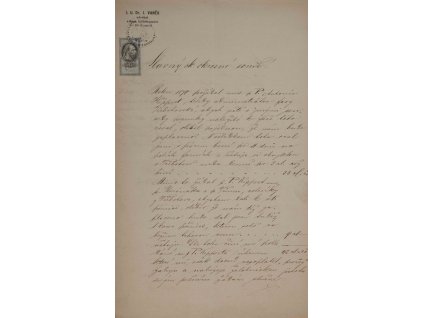 Právní listina, Praha, 1876