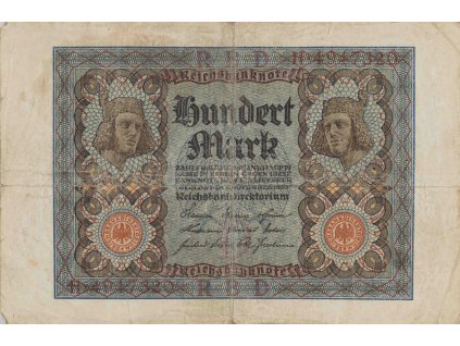 Bankovka 100 Mark, H4, 1920 0322