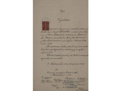 vysvedceni 1923