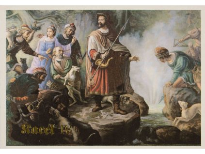 Pohlednice, Karel IV, horské prameny, 1993 0494