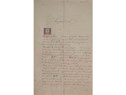 BÚřední listina, Prohlášení, Dobříš, 1880 0449