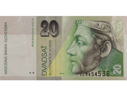 Bankovka 20 Korun Slovenských, V, 2006 0521