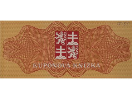 Kuponová knížka, (080), 1992 0712