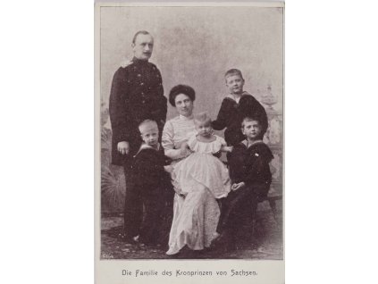 Pohlednice, Friedrich August, Luise von Toskana 0793