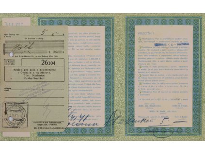 Brožura, charitativní, 1941