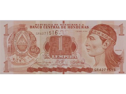 1 lempira 22 0879