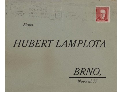 Celistvost H. Lamplota, 1932