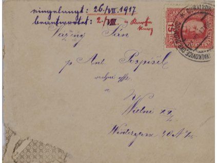 Celistvost, Olomouc, 1917