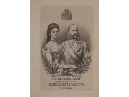 Kartička, Franz Josef I & Elisabeth