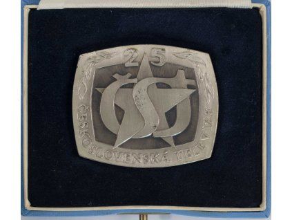 Medaile, 25 let, ČS. televize (1)