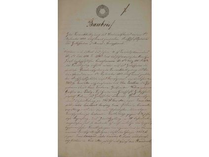 baubrief 1844 2039
