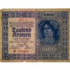Bankovka 1 000 K, Tausend Kronen (1353), 1922 1