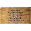Bankovka, 100 Kčs, Republika Československá, 1945 (2)
