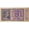 Bankovka, 5 K, Funf kronen – Pět korun, B, 1940 II (1)