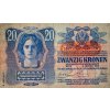 Bankovka 20 Korun, Rakousko Uhersko. (1137), 1913 4619