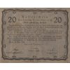 Nouzovka, Kassenschein, 20 heller, 1920 4504