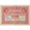 Bankovka Zwei Kronen, 2 K, (1680) 1917