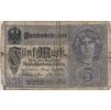 Bankovka 5 Mark, (A3) 1917 9112