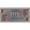 Vojenská poukázka, 5 New Pence, 1972 III 9271