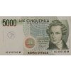 Bankovka, 5 000 Lire, (UC) 1985 0122