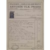 Faktura A. Vlk, Praha, 1925