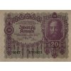 Bankovka 20 Kronen RU, (1017), 1922