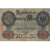 Bankovka 20 Mark, H 1914 1657