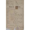 Křestní list, Čáslav, 1908