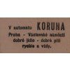 Žeton, automat Koruna 1756