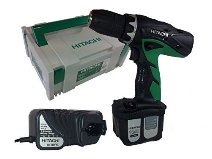 Aku vrtací šroubovák Hitachi DS14DCLTA set 3,0Ah