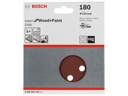 Bosch brusný papír 2608605644 - 5 ks