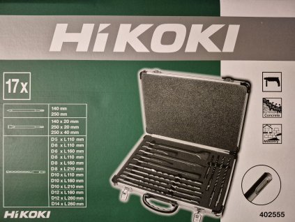Sada sekáčů a vrtáků HiKOKI / Hitachi s úchytem SDS-plus 402555