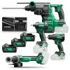 HiKOKI / Hitachi KC18DEWHZ 4-dílný set