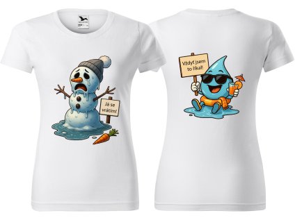 Dámské tričko - Vánoce - Já se vrátím!