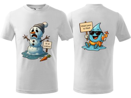 Dětské tričko - Vánoce - Já se vrátím!