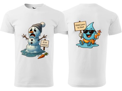 Pánské tričko - Vánoce - Já se vrátím!