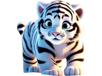 Bílý tygřík