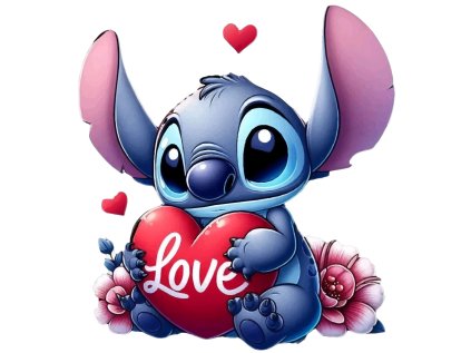 Valentýn Zamilovaný Stitch