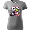 Dámské tričko - Vánoce - Grinch a Jack