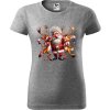Dámské tričko - Vánoce - Santa 1