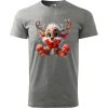 Pánské tričko - Vánoce - Sobíček