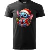 Pánské tričko - Vánoce - Stitch a punč
