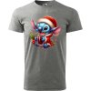 Pánské tričko - Vánoce - Stitch a punč